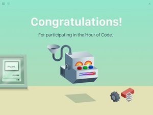Swift Playgrounds for iPad includes a new Hour of Code challenge where students can use Swift to create their own digital robot.