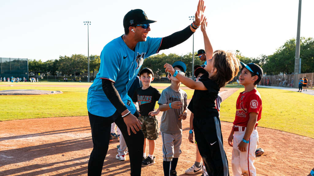 Marlins focus on youth for Jackie Robinson Day